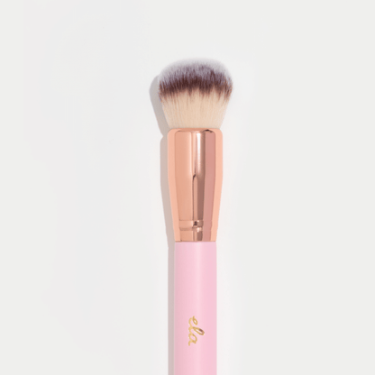 pink foundation brush