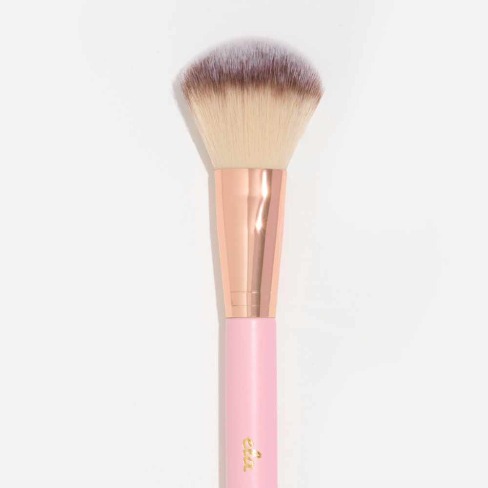 pink tapered bronzer brush