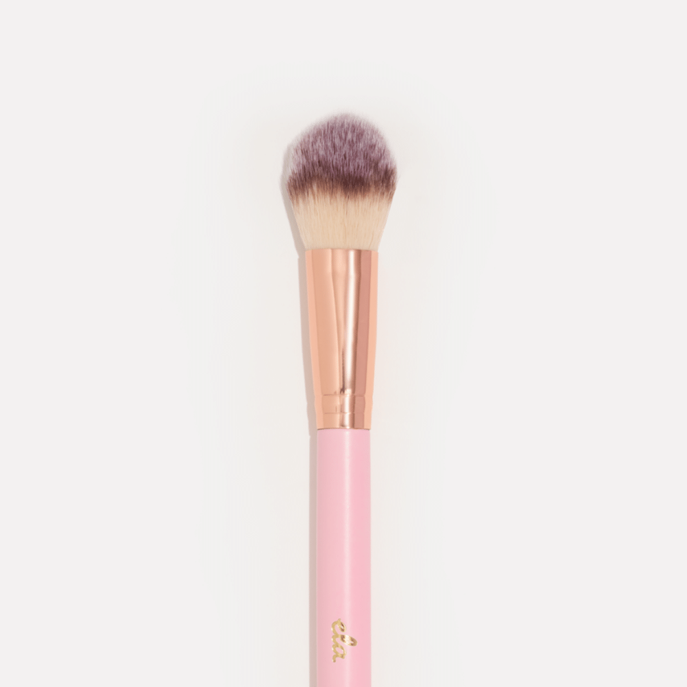 pink tapered powder brush