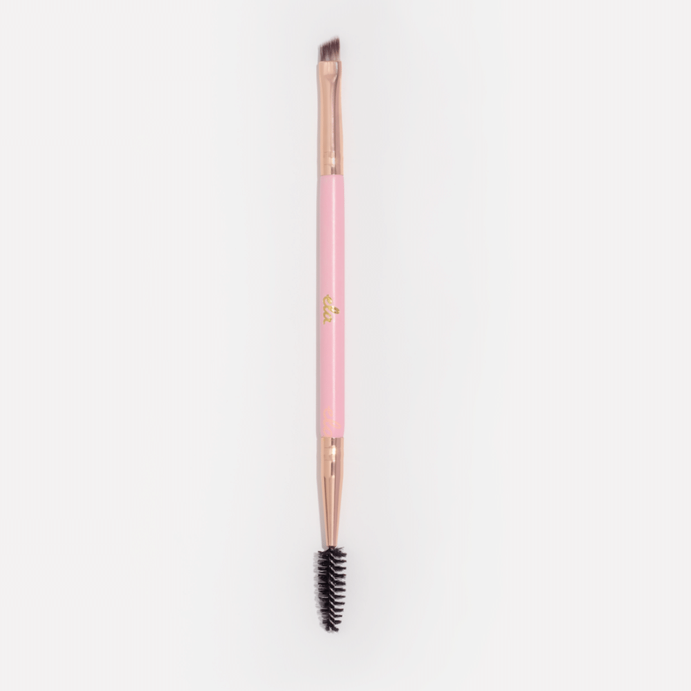 pink angled brow brush