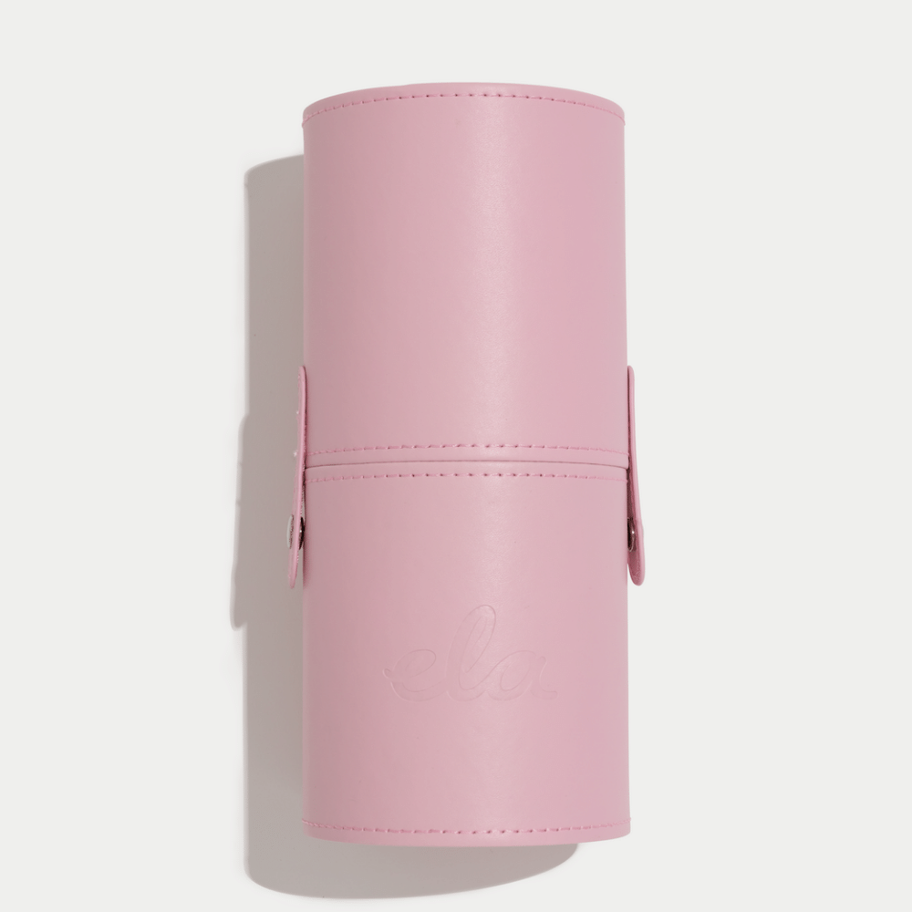 pink brush cup holder